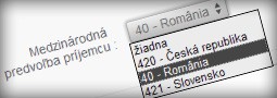 Interneational phone code +40 for Romania is up